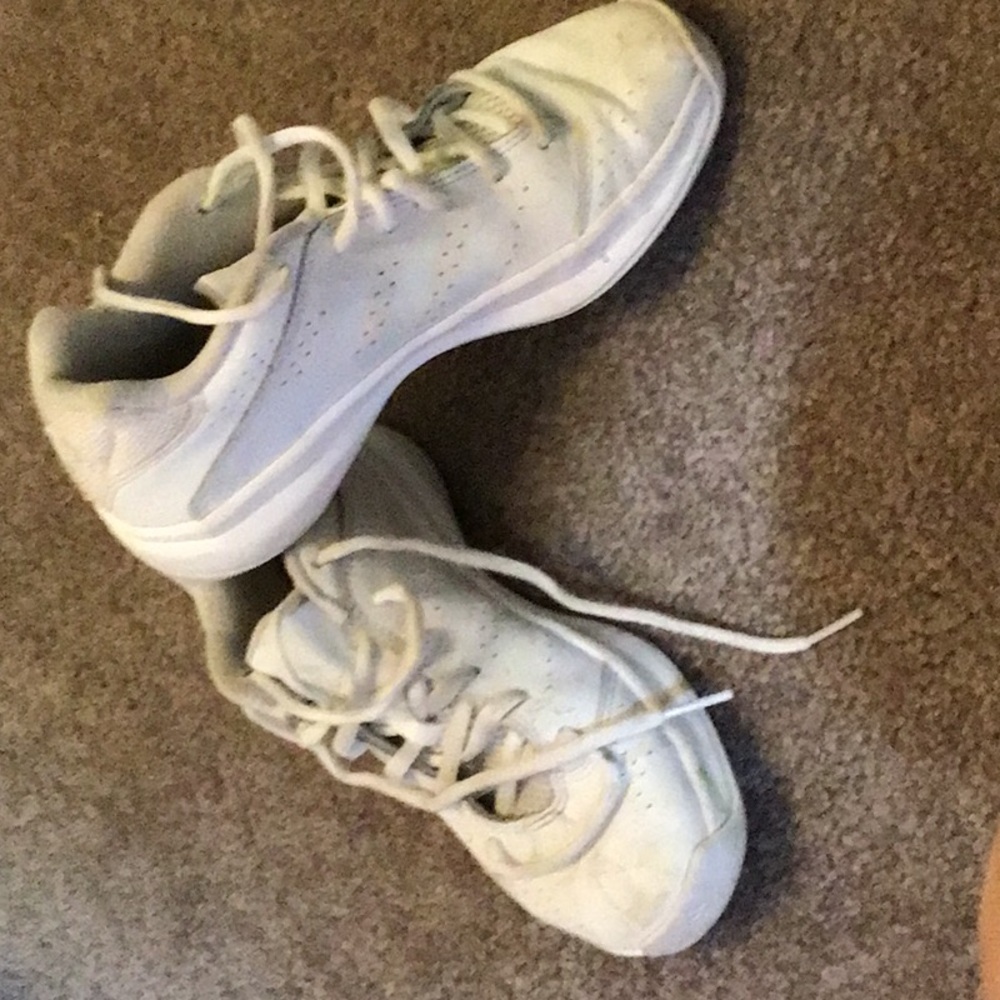 adidas White High-Top Sneakers with Minimalist Design